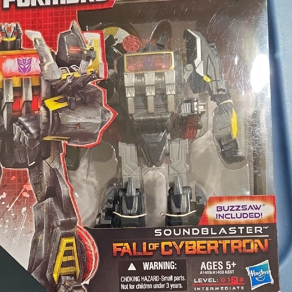 Hasbro Soundblaster with Buzzsaw - Black and Yellow